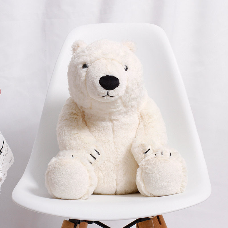 Polar Bear Plush Toys Cute Bear Cuddle Doll Mascot Big Dolls
