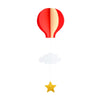 Wedding holiday birthday party decoration supplies three-dimensional hanging ornaments love hot air balloon cloud window pendant