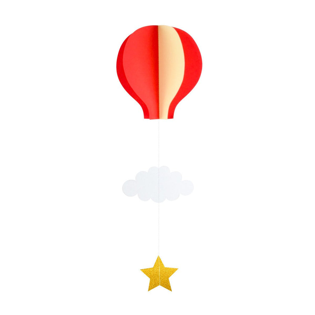 Wedding holiday birthday party decoration supplies three-dimensional hanging ornaments love hot air balloon cloud window pendant