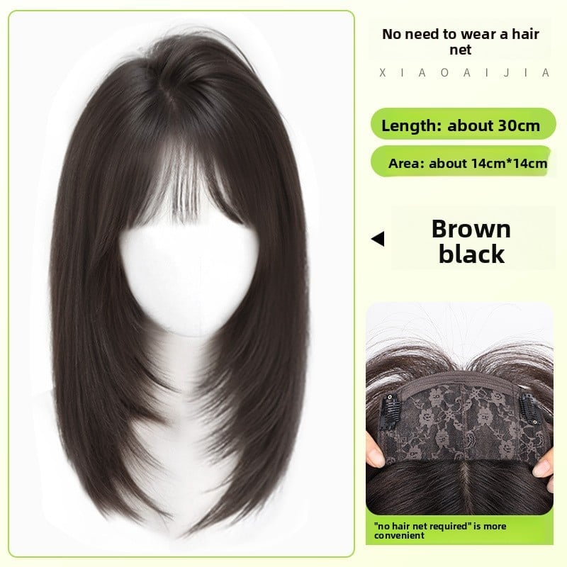 High-crown wig