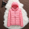 Lightweight Down Jacket Women's Hooded Short Slim-fit Lightweight Jacket