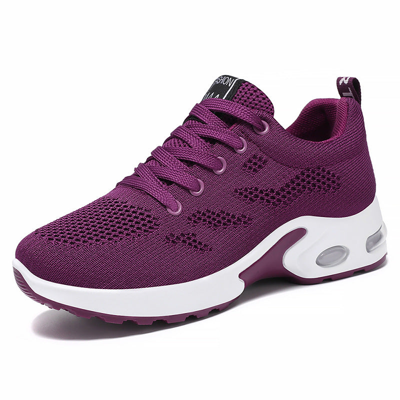 Air Cushion Running Shoes Breathable Soft Sole Sneakers for Women
