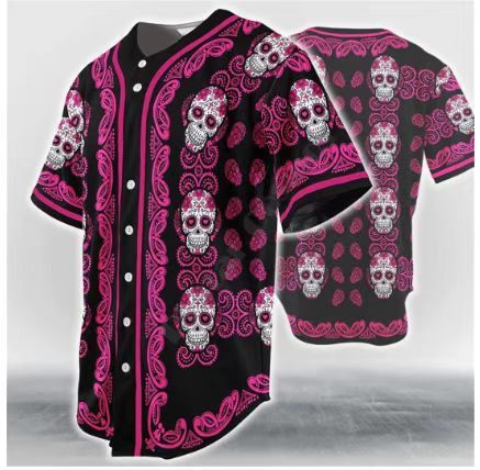 Printed Cardigan Button Short-sleeved T-shirt For Men And Women