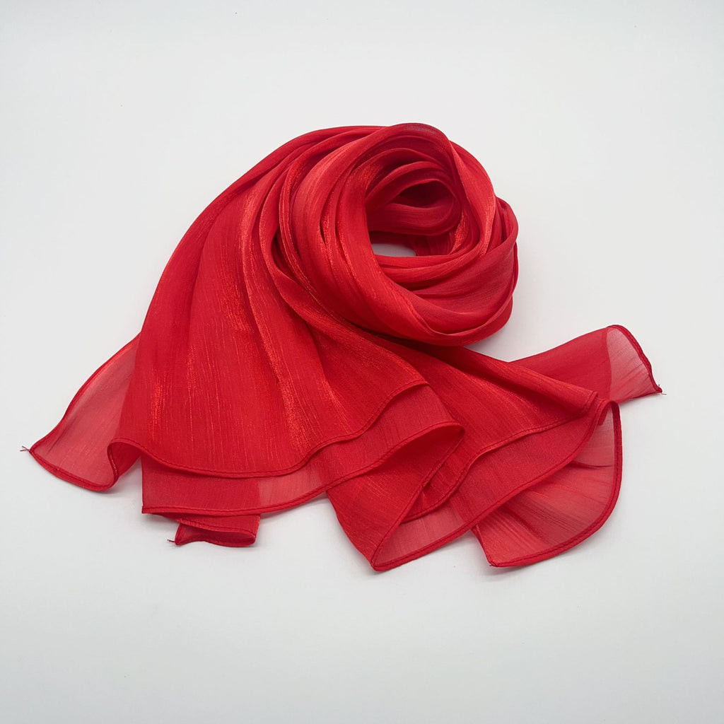 Shiny Satin Scarf Malay Scarf
