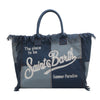 Letter Tassel Canvas Bag