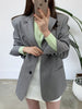 Mid-length Suit Coat Female Casual Suit Top