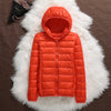 Lightweight Down Jacket Women's Hooded Short Slim-fit Lightweight Jacket