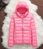 Lightweight Down Jacket Women's Hooded Short Slim-fit Lightweight Jacket