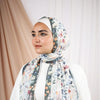 Satin Printed Hijab Printed Shawl Headscarf