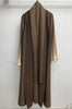 Pleated Long Shawl Women's Fashionable Elegant Gradient Cardigan