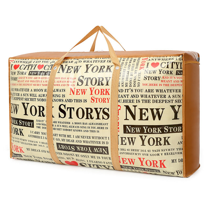 Thick non-woven fabric storage bags for moving luggage