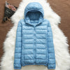 Lightweight Down Jacket Women's Hooded Short Slim-fit Lightweight Jacket