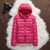 Lightweight Down Jacket Women's Hooded Short Slim-fit Lightweight Jacket