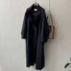 Women's Solid Color Loose Mid Length Windbreaker Jacket