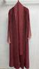 Pleated Long Shawl Women's Fashionable Elegant Gradient Cardigan