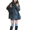 High-grade Scarf Double-faced Woolen Goods Short Coat