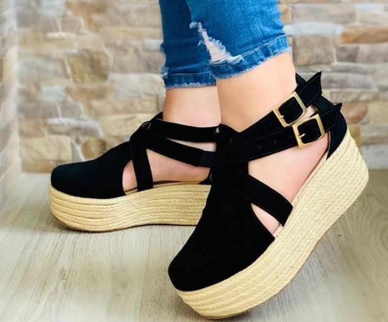 Thick-soled Baotou Platform Shoes