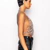 Transparent tassel body chain