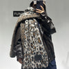 Spring And Autumn New Atmosphere Warm All-matching Leopard Print Triangular Binder