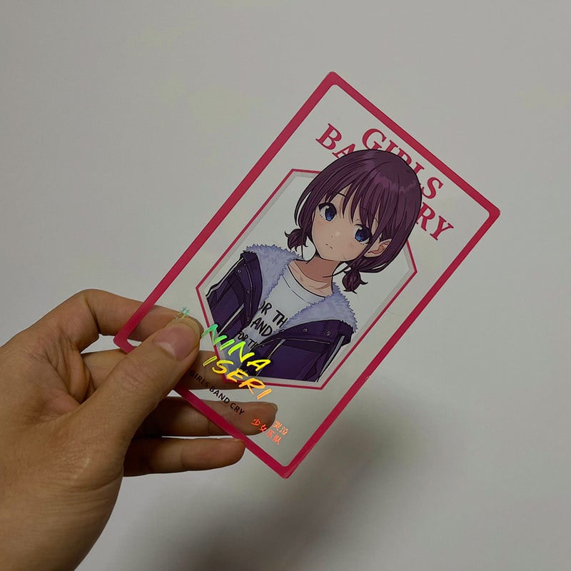 Game and anime star Transparent card