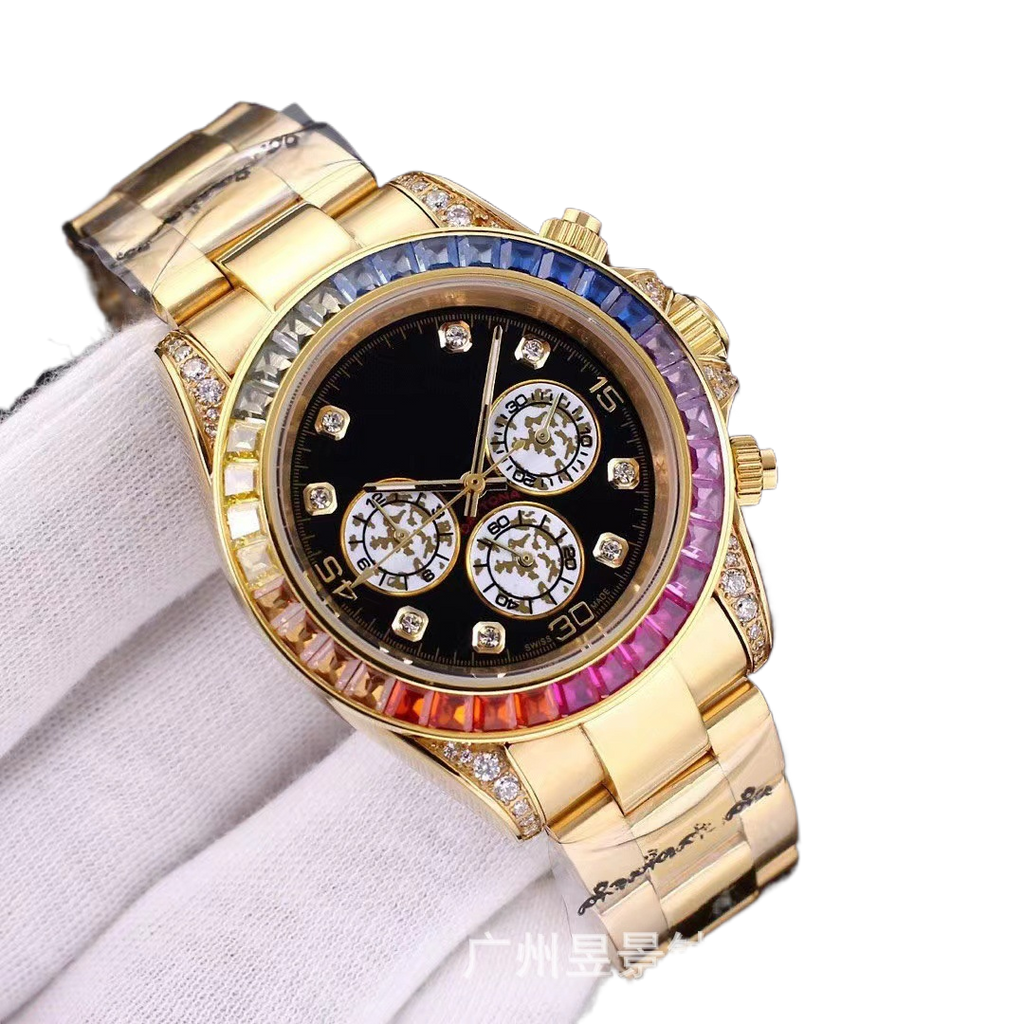 Cai Hongdi three-eye six-pin mechanical automatic mechanical men's watch