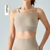 Spaghetti Strap One-piece Fixed Cup Sports Underwear Medium Strength Beauty Back Strap