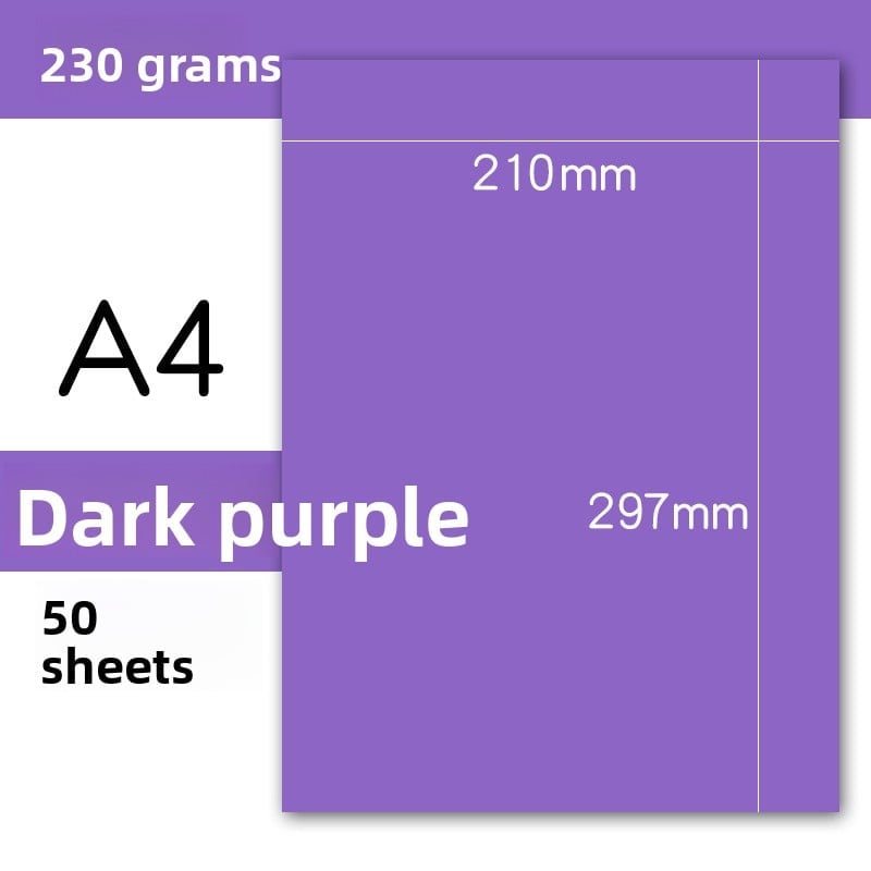 Handmade colored cardstock