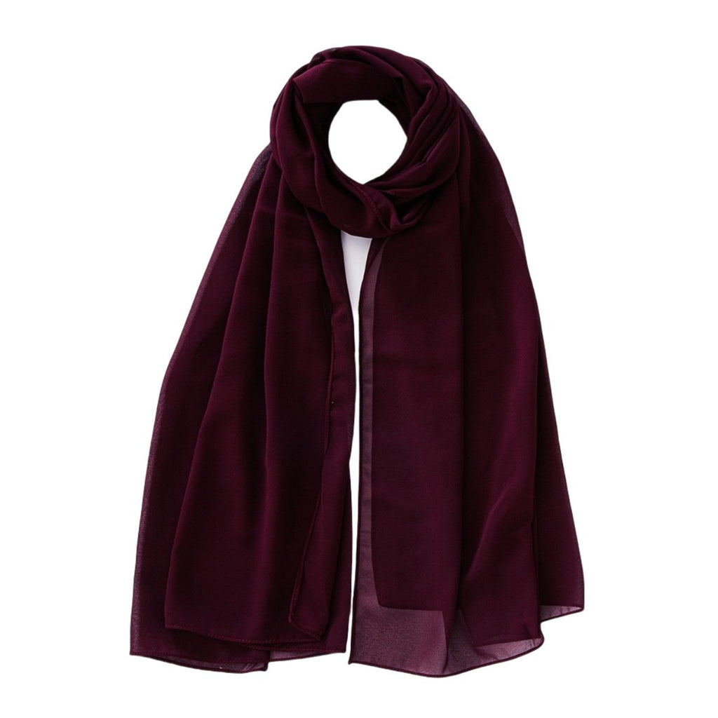 Monochrome Pearl Chiffon Bubble Scarf