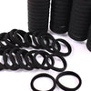 Tie hair with hair ties