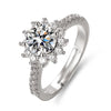 Adjustable diamond ring