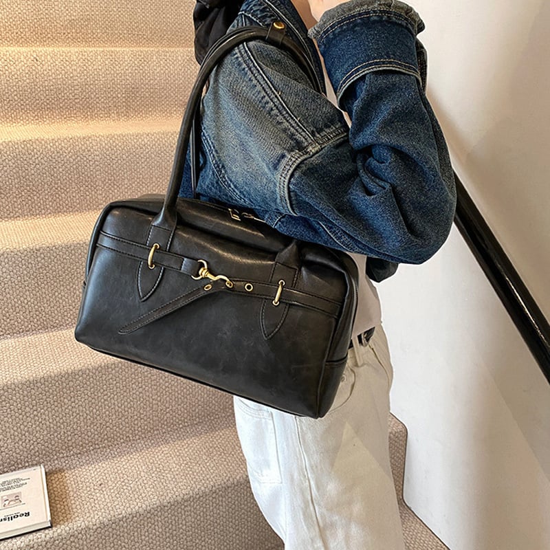 Retro Large Capacity Shoulder Bag for Women