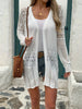 Hollow-out Long-sleeved Knitted Cardigan Sunscreen Indoor Warm Outside