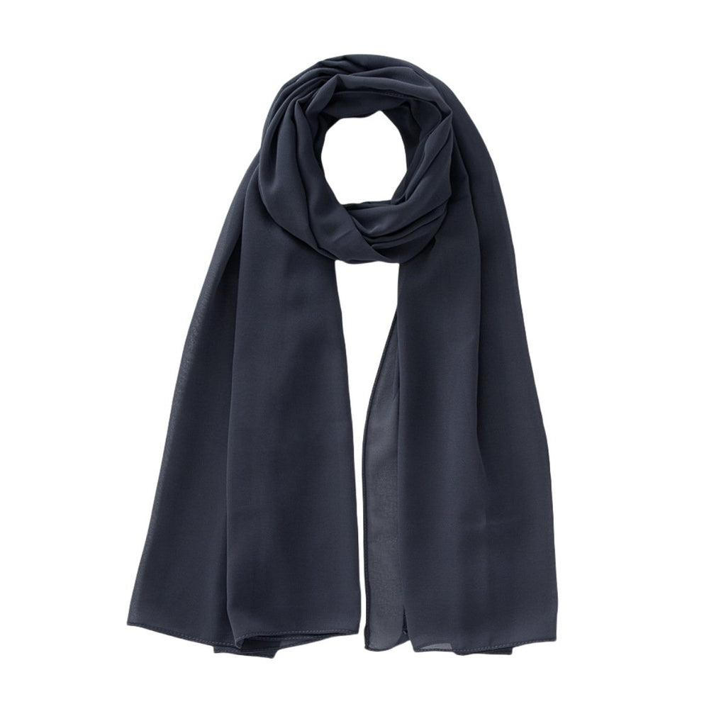 Monochrome Pearl Chiffon Bubble Scarf