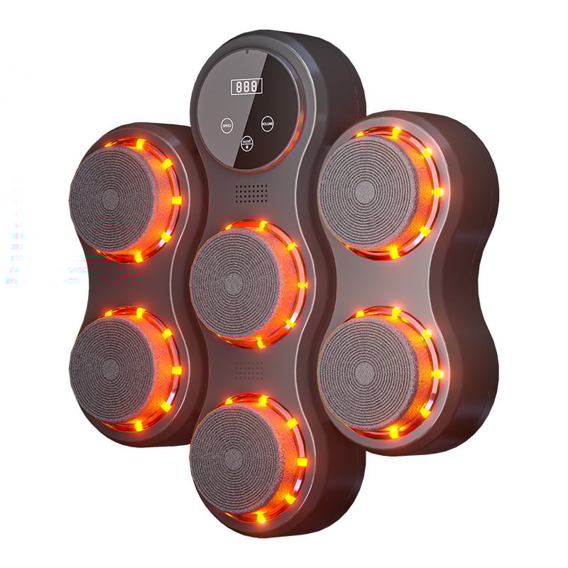 Intelligent Music Boxing Machine - Adjustable Electronic Wall Target for Adult & Kids Fitness Boxing Reaction Training