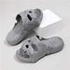Summer Slip-on Slippers Women's EVA Indoor Bathroom Non-Slip Fish Mouth Coconut Home Thick Bottom Soft Household Men's Sandals