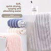 Women's Quick-dry Coral Velvet Hair Drying Hat with Wavy Pattern