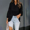 Womens Business Casual Tops Long Sleeve V Neck Dressy Office Work Fall Shirt Blouse