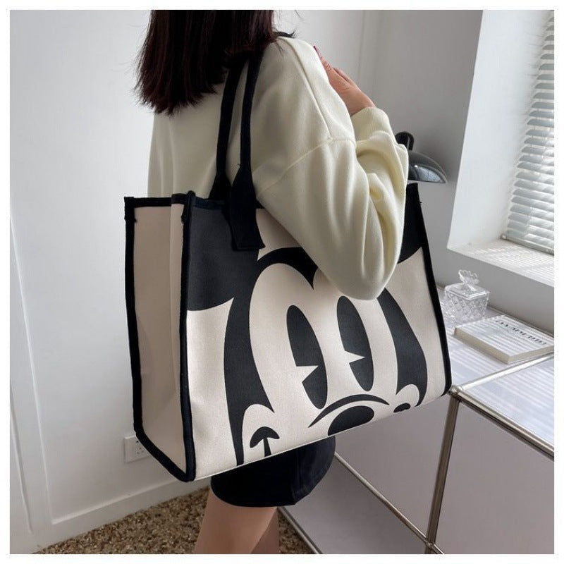 Women's printed canvas bag