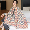 National Style Elegant Cashmere Scarf Double-sided Dual-use Jacquard Shawl