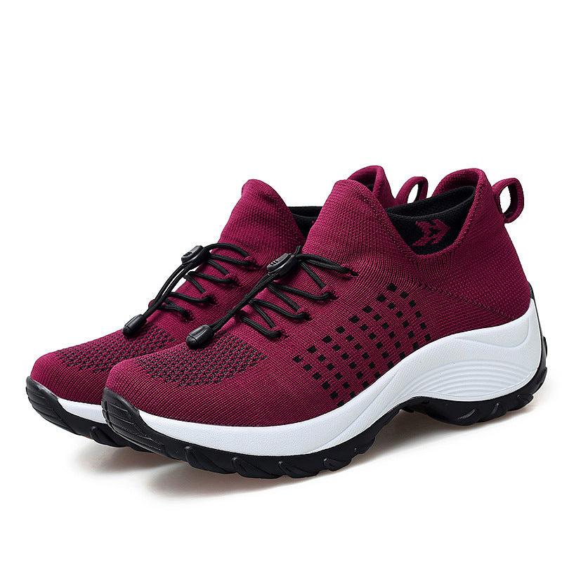 Big-size casual platform women's shoes