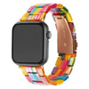 Ceramic resin watch strap