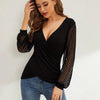 Women's Fashion Loose Cross T-shirt Women's Top