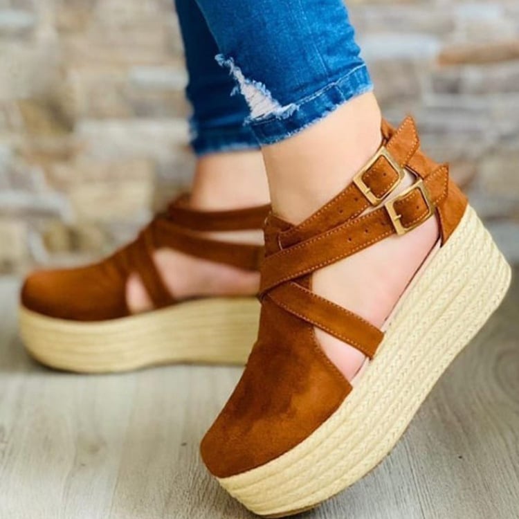 Thick-soled Baotou Platform Shoes
