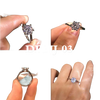 Semi-morganite ring
