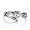 Adjustable diamond ring