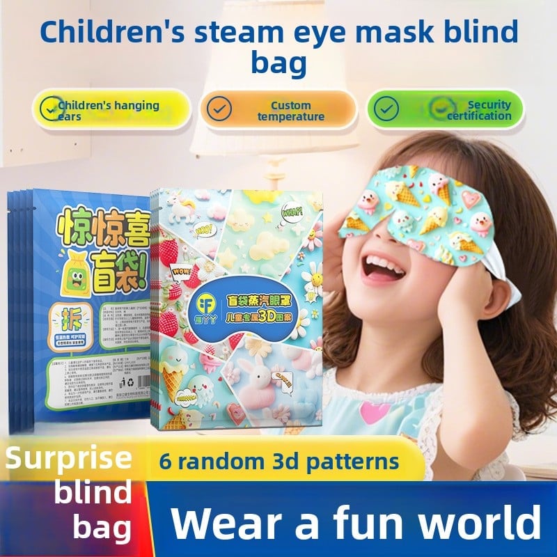 Self-Heating Steam Eye Mask with Lutein for Hot/Cold Therapy, Multiple Scents