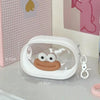 Data cable charger charging storage transparent winding portable portable go-out headset storage box mobile phone finishing bag