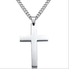 Fashionable Men's Cross Necklace ? Stainless Steel Chain Cross Pendant