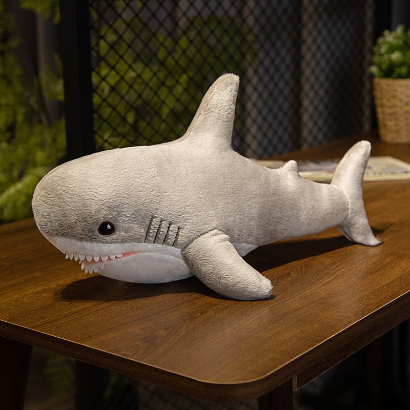 Shark Plush Pillow ? Cute Stuffed Toy Cushion for Kids
