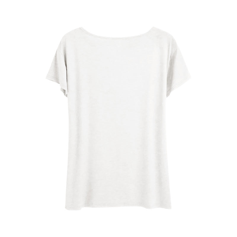 Women's 'MAMA' Letter Bow Print T-Shirt - Casual Crew Neck Short Sleeve Tee, Sweet & Stylish Summer Top
